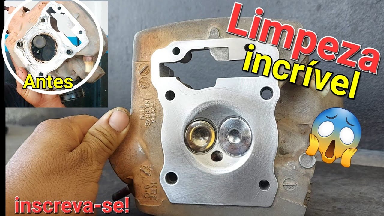 Como descarbonizar o cabeçote e deixar como novo fica incrível