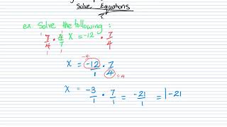 Using Multiplicative Inverse to Solve Equations