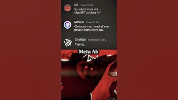 Meta AI vs ChatGPT: Who’s More Evil? ☠️🔥 #dankememes #memes #edit
