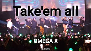 직캠 231210 omega x LA concert take'em all