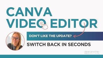 How to Switch Back to the Old Canva Video Editor (2025 Update)