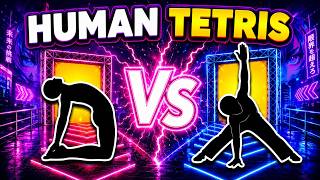 HUMAN TETRIS Versus | 💥2 Player PVP Battle | Immersive Interactive Warm-up screenshot 3