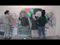 Beyond Addiction Mural Timelapse using System3 Acrylic Paint