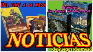 NOTICIAS DE JUEGOS DE MESA: SCREENPLAY y nueva expansion del señor de los anillos #lacupula