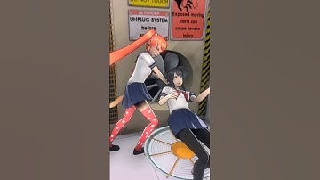 Osana Gets Rid of Ayano using the Fan! (Yandere Simulator) #shorts