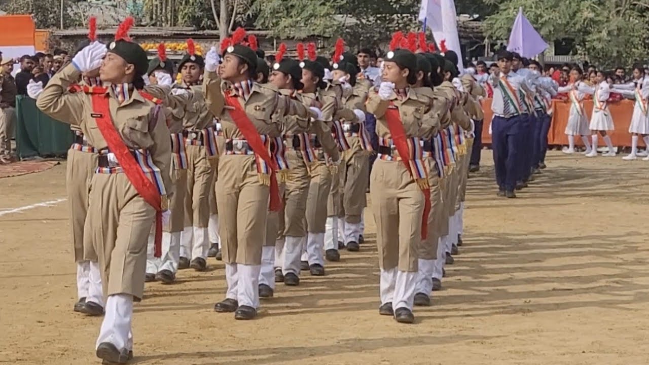 March Past, 76th Republic Day Celebration 2025 at Lakhipur,Organised by Office of the Co Dist Comm'r