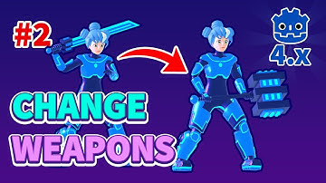 Godot 4 Hack and Slash #2 Weapon Changing