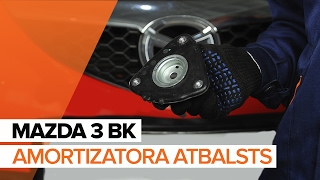 Kā nomainīt Amortizatora statnes balsts MAZDA 3 Saloon (BK) - video ceļvedis