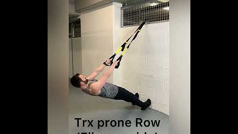 Trx Prone Row (Elbows wide)