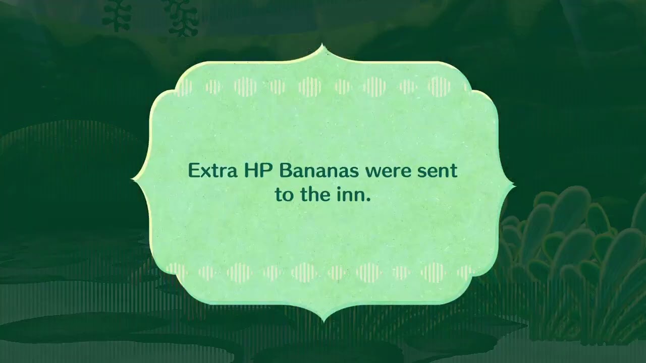 Henry finds a half eaten HP banana - Miitopia