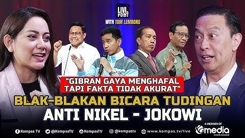 [FULL THOMAS LEMBONG] Blak blakan Bicara Soal Gibran Tuding Anti Nikel Hingga Jokowi | Livi On Point