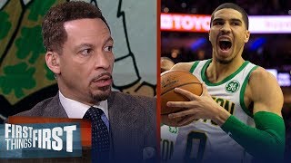 Chris Broussard says Kyrie is the key to Celtics trading Tatum for AD | NBA | FIRST THINGS FIRST