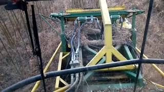 Salix Energy harvesting plantations, сбор урожая энергетических плантаций