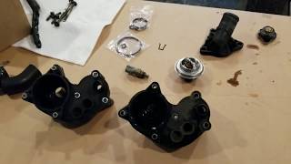 2006 - 2010 Ford Explorer water outlet thermostat housing replacement