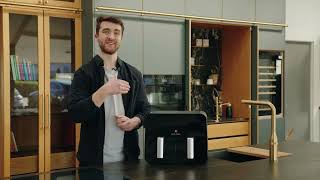 Qookware Airfryer 9 Liter Med 2 Skuffer