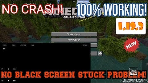 HOW TO FIX CRASH/BLACK SCREEN PROBLEM! | POJAVLAUNCHER | 1.19.3 | 100% WORKING |
