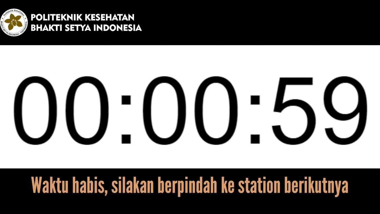 TIMER UJIAN KOMPETENSI OSCE PRODI D3 FARMASI