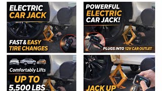 Electric Car Jack Review | Fast & Easy Tire Changes (12V Portable Jack)