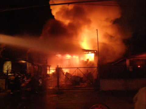 Incendio en Osorno, calle Manuel Montt