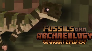 We Have a Dilophosaurus! - Minecraft Fossils & Archeology Part 3