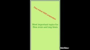 most important topics for etea--mdcat 2020