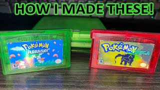 I made ROMHACK CARTRIDGES