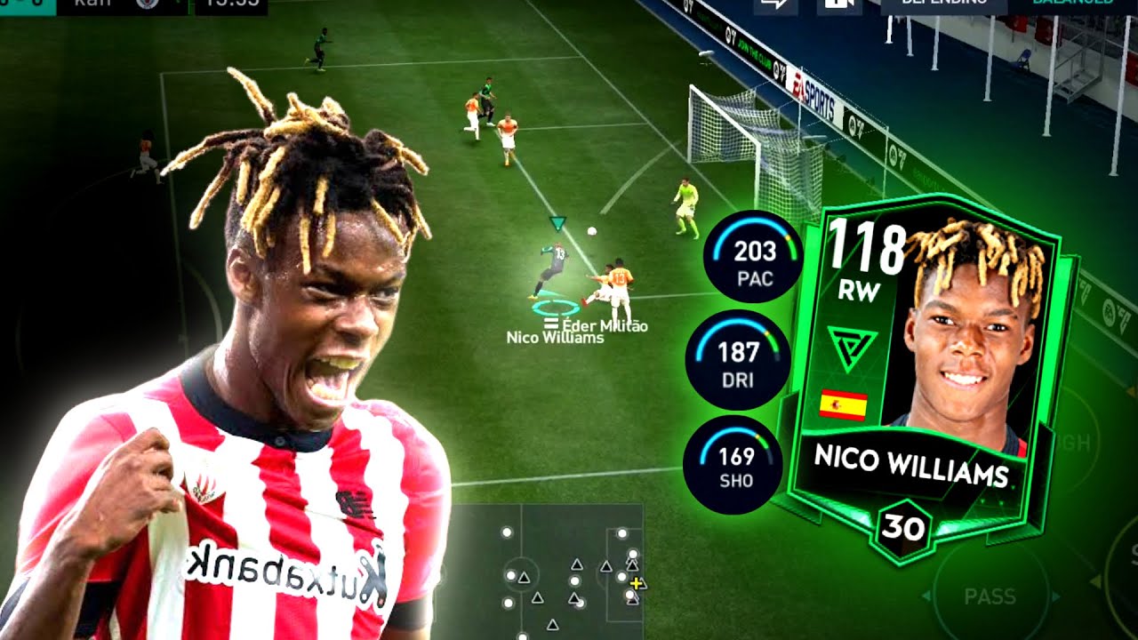 118 NICO WILLIAMS REVIEW FIFA MOBILE 23 YouTube