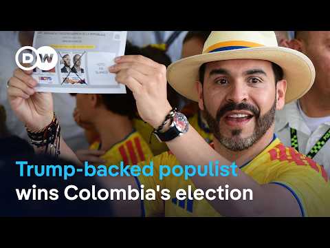 Colombia Election: Trump-Backed De la Espriella Claims Victory | DW News

Conservative political outsider Abelardo de la Espriella held a razor-thin lead after Colombia&rsquo;s deeply polarized presidential runoff, which is being challenged by the ruling party&rsquo;s progressive candidate. 

Chapters:
00:00 Colombia Election Results: De la Espriella's Victory
01:39 Election Dispute and Post-Vote Protests
02:28 Who Is De la Espriella?

#Colombia #Election #Trump #Backed #Espriella