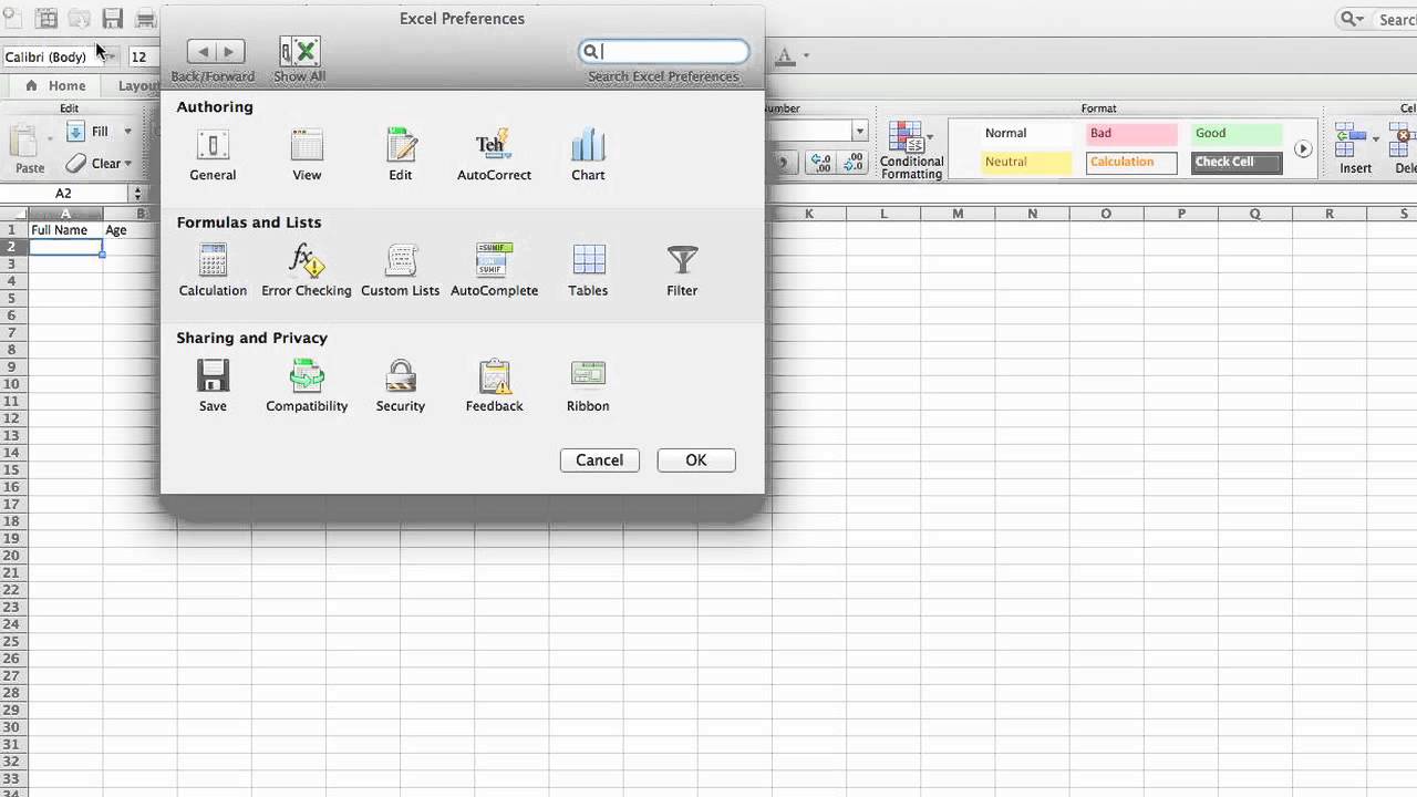 How To Change Excel S Column Name Using Microsoft Excel Youtube