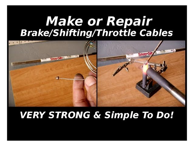 How To Repair Brake/Throttle Cable Ends! (The Right Way) 