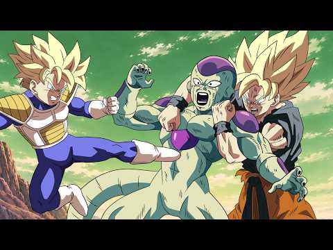 Dragon Ball What if: Goku and Gohan transformed into SSJ against Frieza
