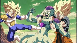 Dragon Ball What if: Goku and Gohan transformed into SSJ against Frieza