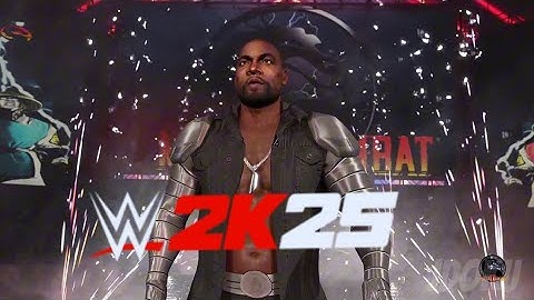WWE 2K25 | MORTAL KOMBAT | JAX BRIGGS ENTRANCE!!!!