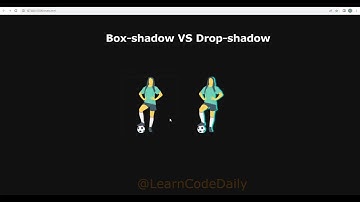 Box-Shadow VS Drop-Shadow || Difference Between Drop-shadow and Box-shadow Using HTML & CSS