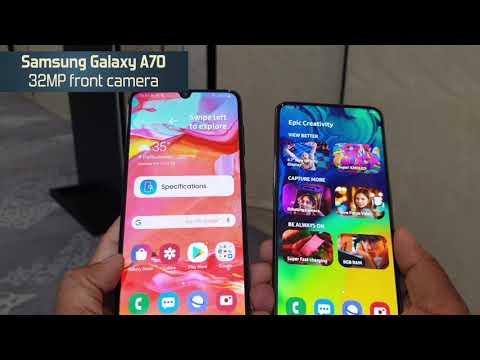 Samsung Galaxy A70 vs Samsung Galaxy A80: Comparison overview [Hindi हिन्दी]