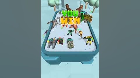 Merge Dinosaurs Battle Fight Level 121 - 130 Walkthrough