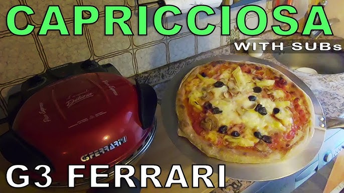 MOUTH-WATERING PIZZA IN 5 MINUTES WITH THE G3 FERRARI PIZZA OVEN 
