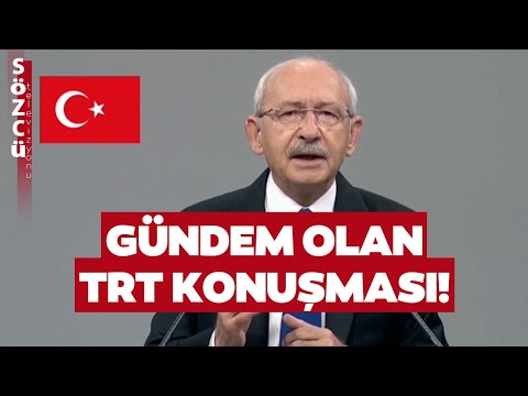 Kemal Kılıçdaroğlu'nun Gündem Olan TRT Konuşması! 'PKK’yla Masaya Oturan Erdoğan’dır'