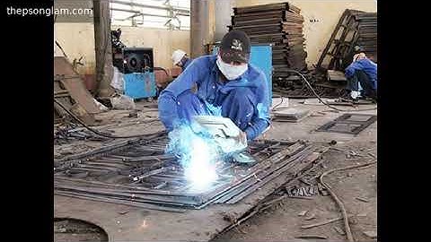 Xưởng gia công sắt thép, khung sắt nhà xưởng theo yêu cầu tại tphcm