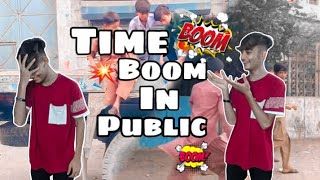 Time boom 💥 in public 😂#viralvideo #boomboom