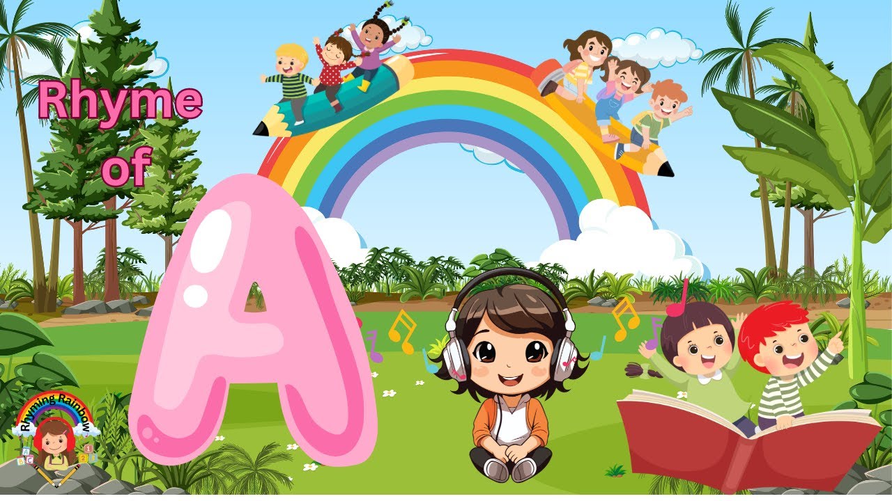 A is for Apple - Fun Alphabet Kids Rhyme | Educational Nursery Song ...