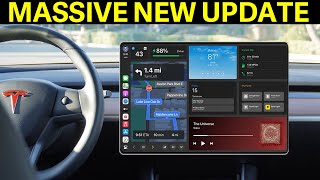 MASSIVE New Update RELEASED!  You Will LOVE THIS! | Tesla Model 3 + Model Y