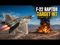 Lockheed Martin F-22 Raptor Target Hit | America's Stealth Fighter in Action #america ! Attack