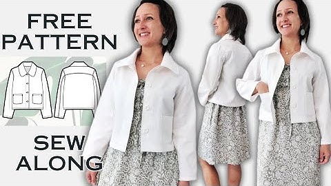Create a Stylish Denim Jacket with Peter Pan Collar: Sewing Tutorial