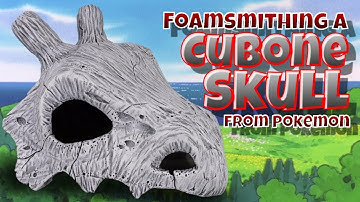 Foamsmithing a Cubone Skull from Pokemon
