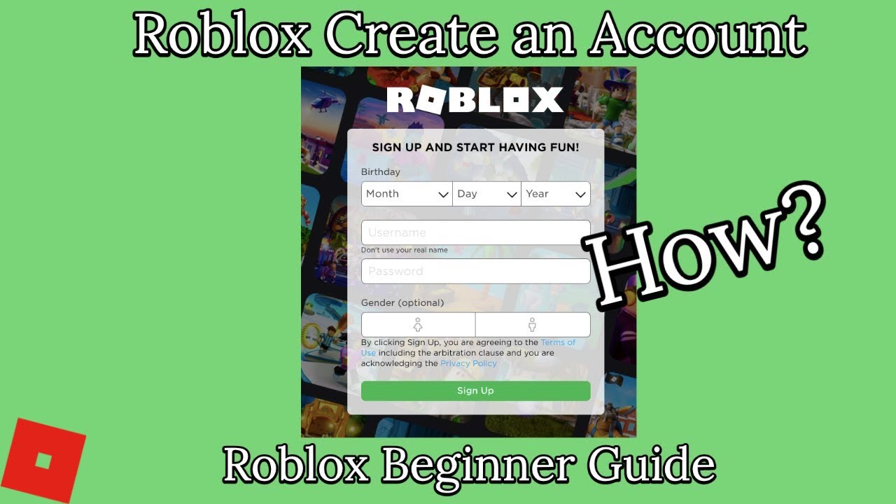 How To Create a Roblox Account On PC & Laptop (1 Minute) 