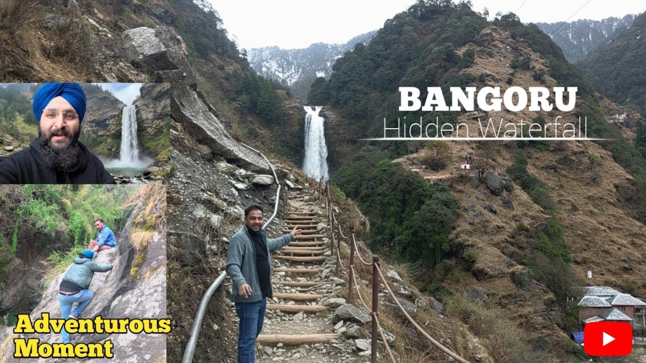 Ye Kahan Pahuch gaye 😍Trek to Bangoru Hidden waterfall Palampur || Speaker Singh Vlogs 