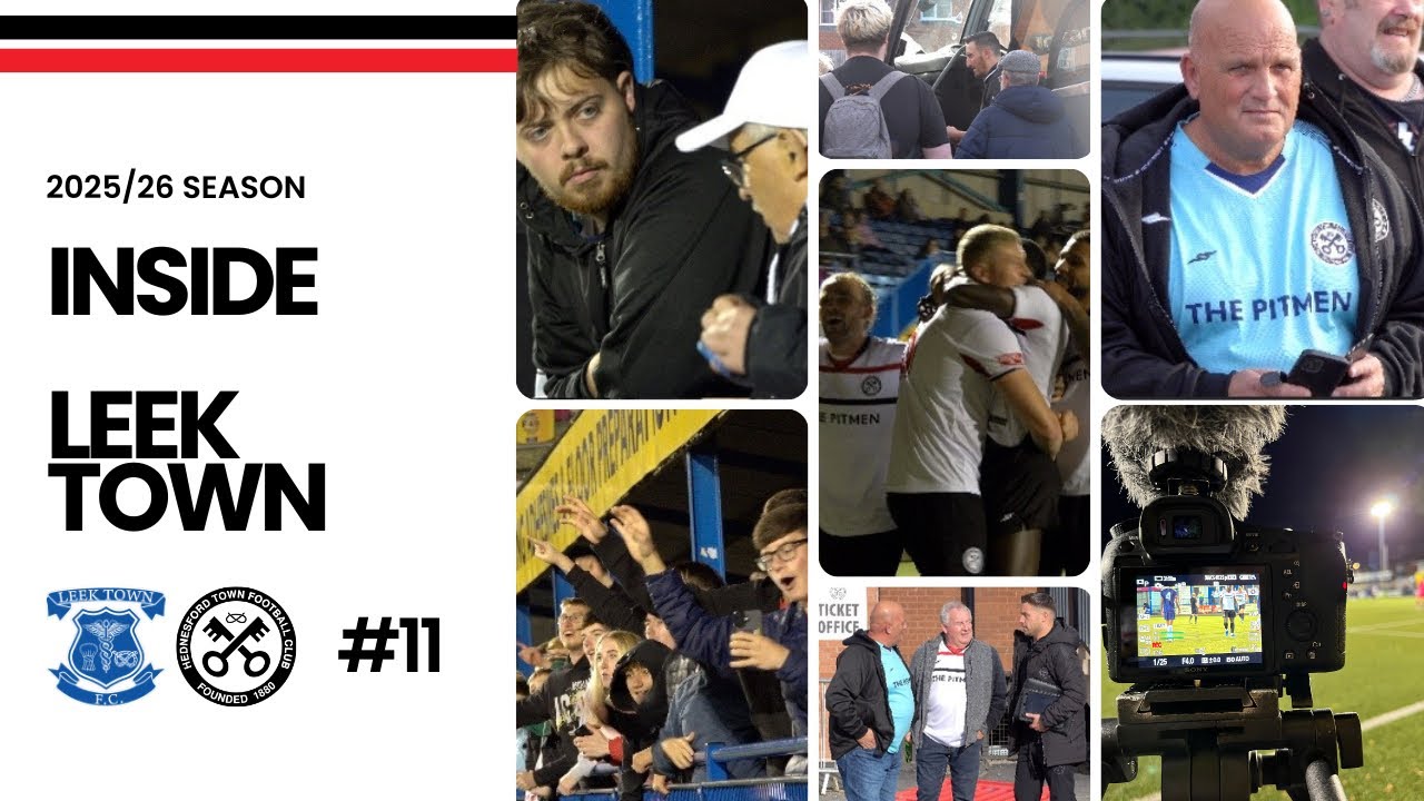 Inside Leek Town | BTS and AV of our Tuesday night victory over Leek Town