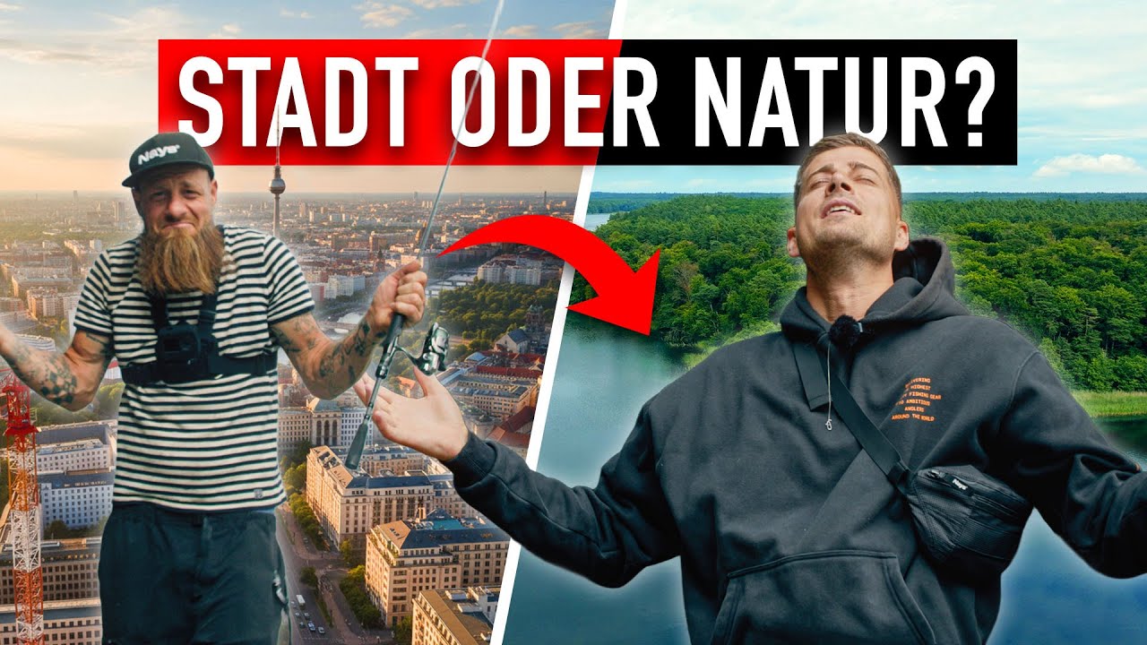 STADT oder NATUR – wo lauert der GRÖSSERE FANG? 🏙️🌲 