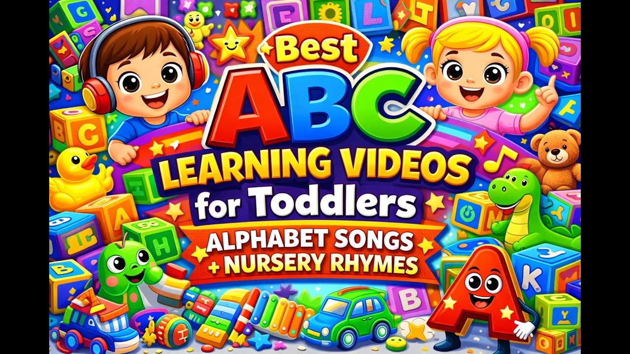 Best ABC Learning Videos for Toddlers | Alphabet Songs + Nursery Rhymes